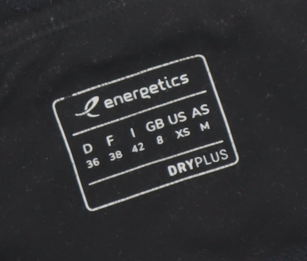 Energetics Womens Black Size 8 Leggings with DryPlus Technology