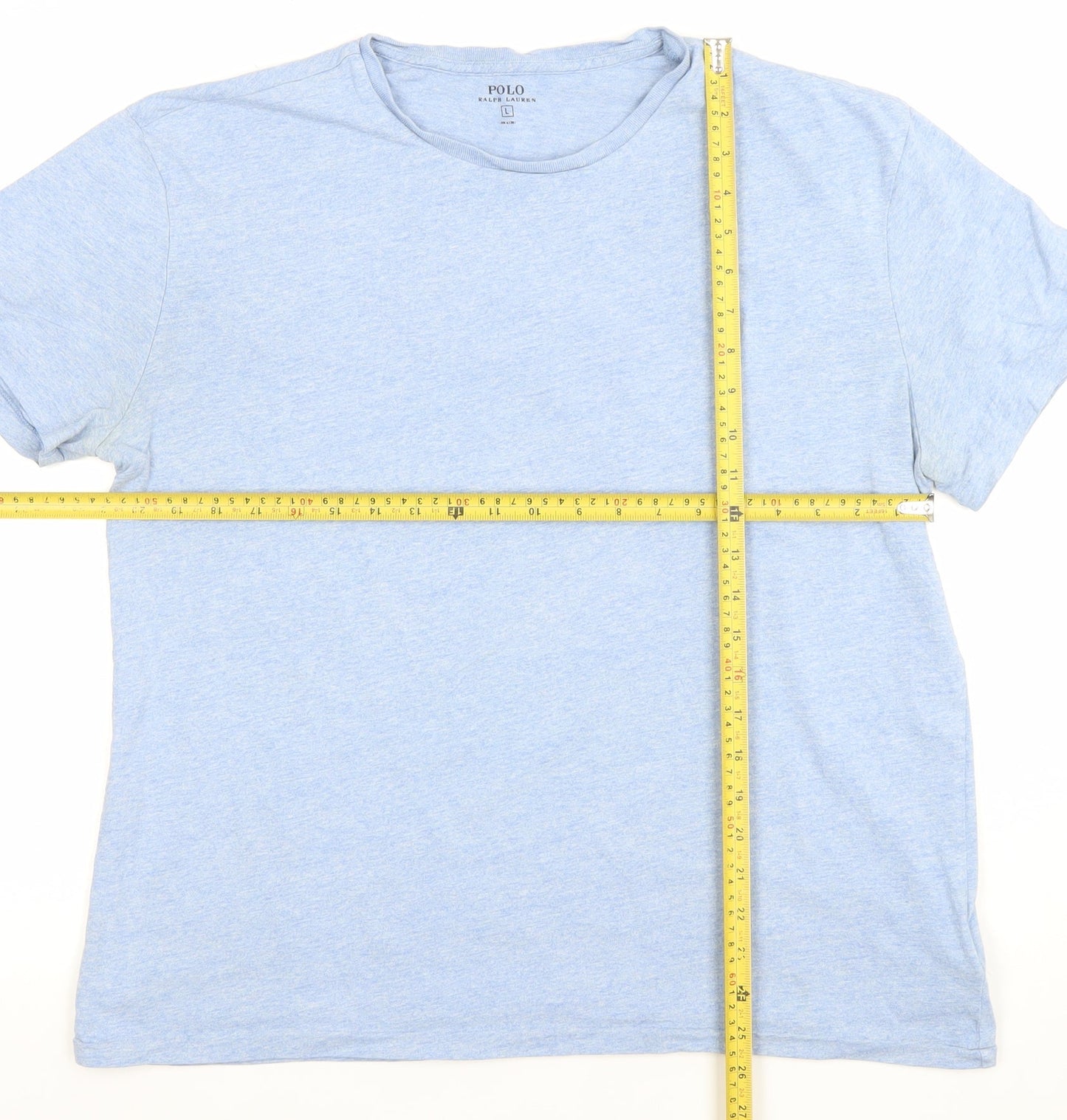 Ralph Lauren Men’s Blue Cotton Crew Neck T-Shirt Size L