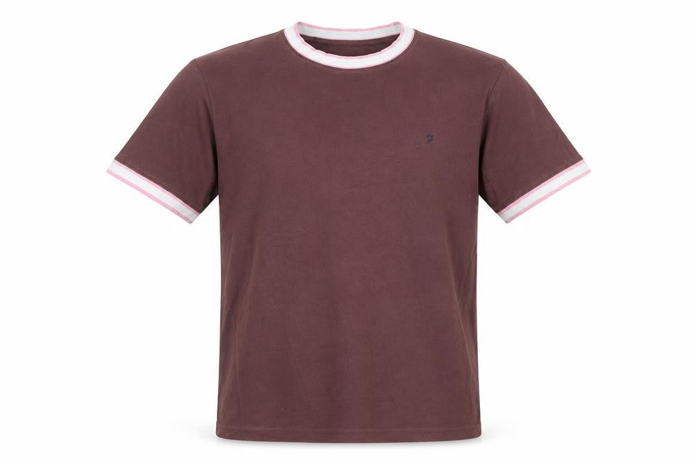 Mens UK Size XL Farah Brown  Cotton T-Shirt