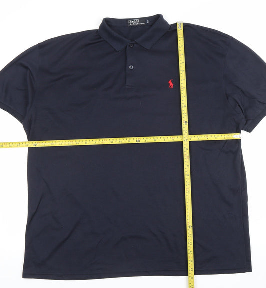 Ralph Lauren Men's Blue 6XL Cotton Polo Shirt Big & Tall