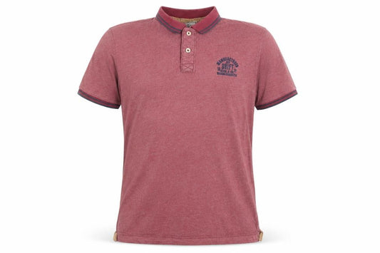 Drift King Men’s Red 2XL Classic Polo Shirt 100% Cotton