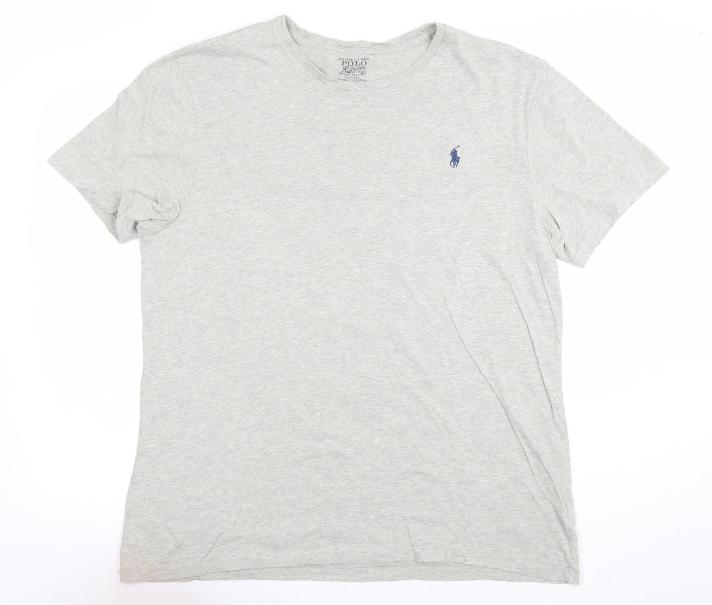 Polo Ralph Lauren Men’s Grey Short Sleeve Cotton Crew Neck T-Shirt Size L