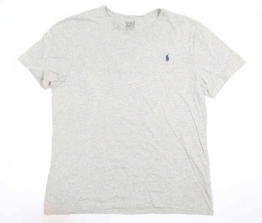 Polo Ralph Lauren Men’s Grey Short Sleeve Cotton Crew Neck T-Shirt Size L