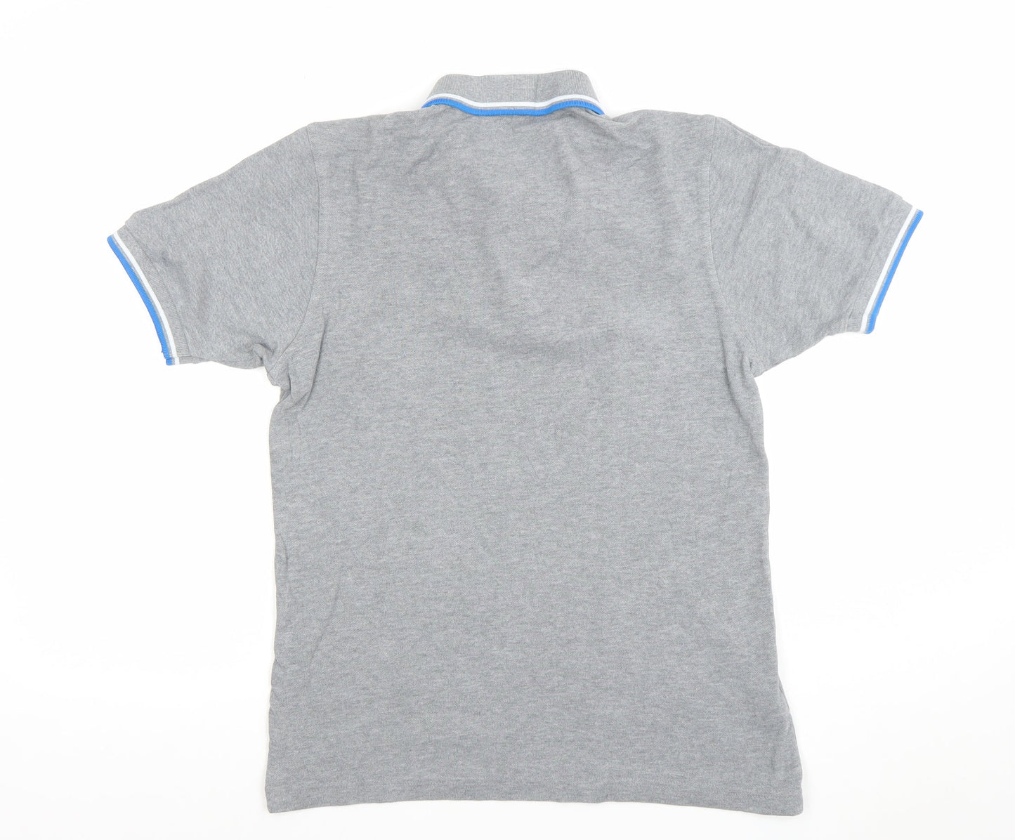 Fred Perry Men's Grey Slim Fit Polo Shirt S Short Sleeve Cotton