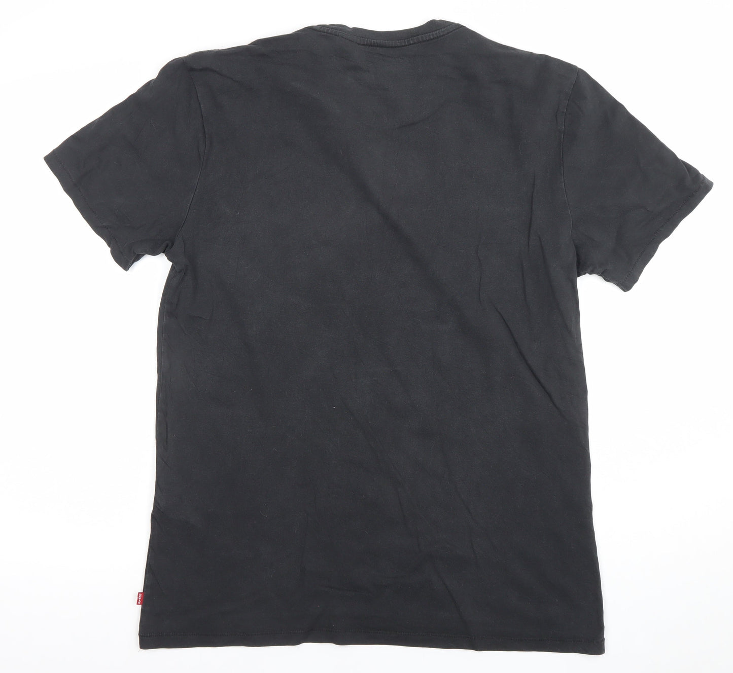 Levi's Men's Black Amsterdam Graphic Cotton T-Shirt Size M