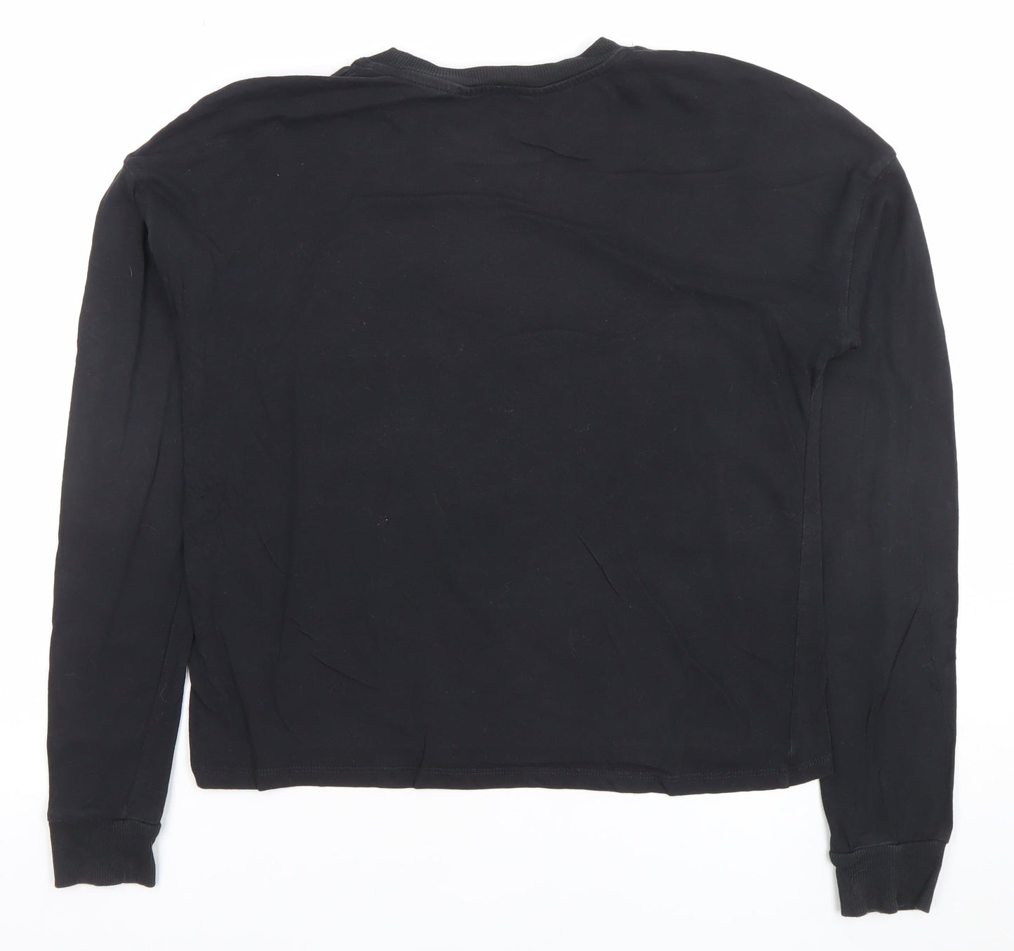 H&M Girls Harry Potter Black Long Sleeve Cotton Graphic T-Shirt 14 Years