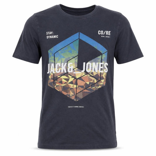 Mens UK Size M JACK & JONES Black  Cotton T-Shirt