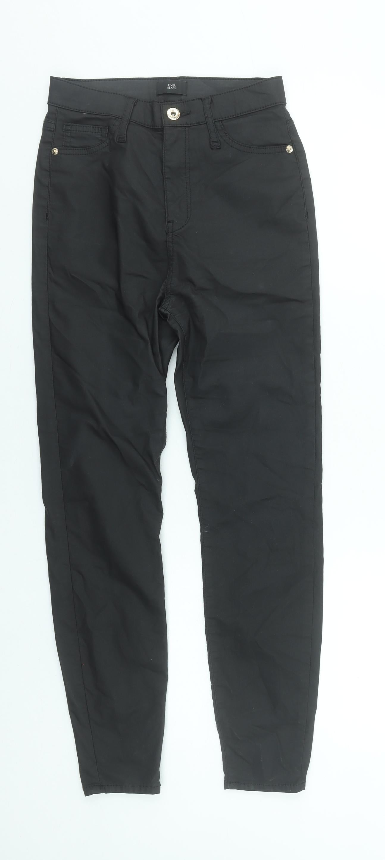 River Island Women's Black Slim Fit Skinny Jeans UK 8S