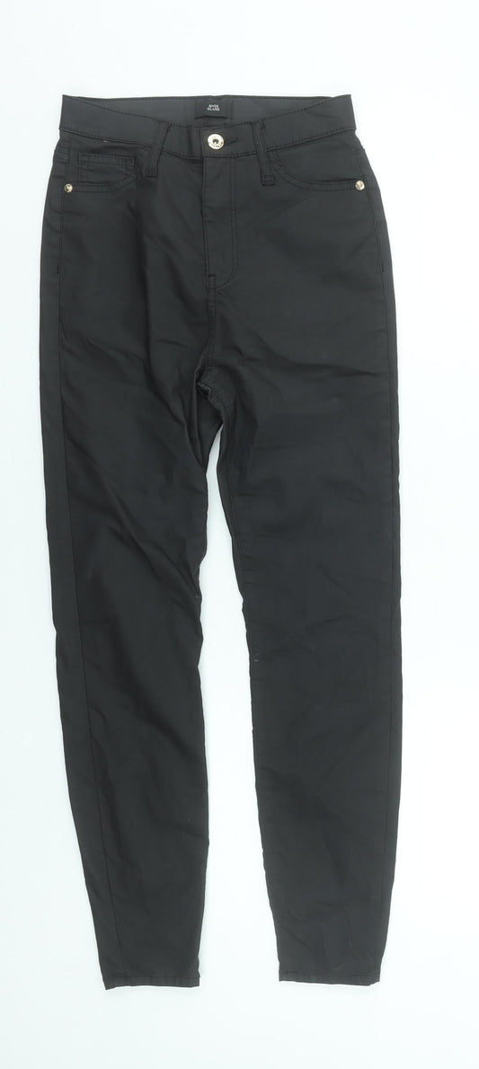 River Island Women's Black Slim Fit Skinny Jeans UK 8S
