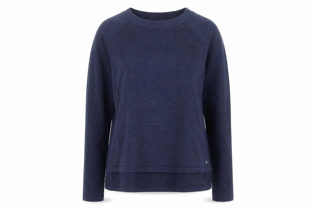 Womens UK M Regular Bench Blue Pullover Tight-Knit