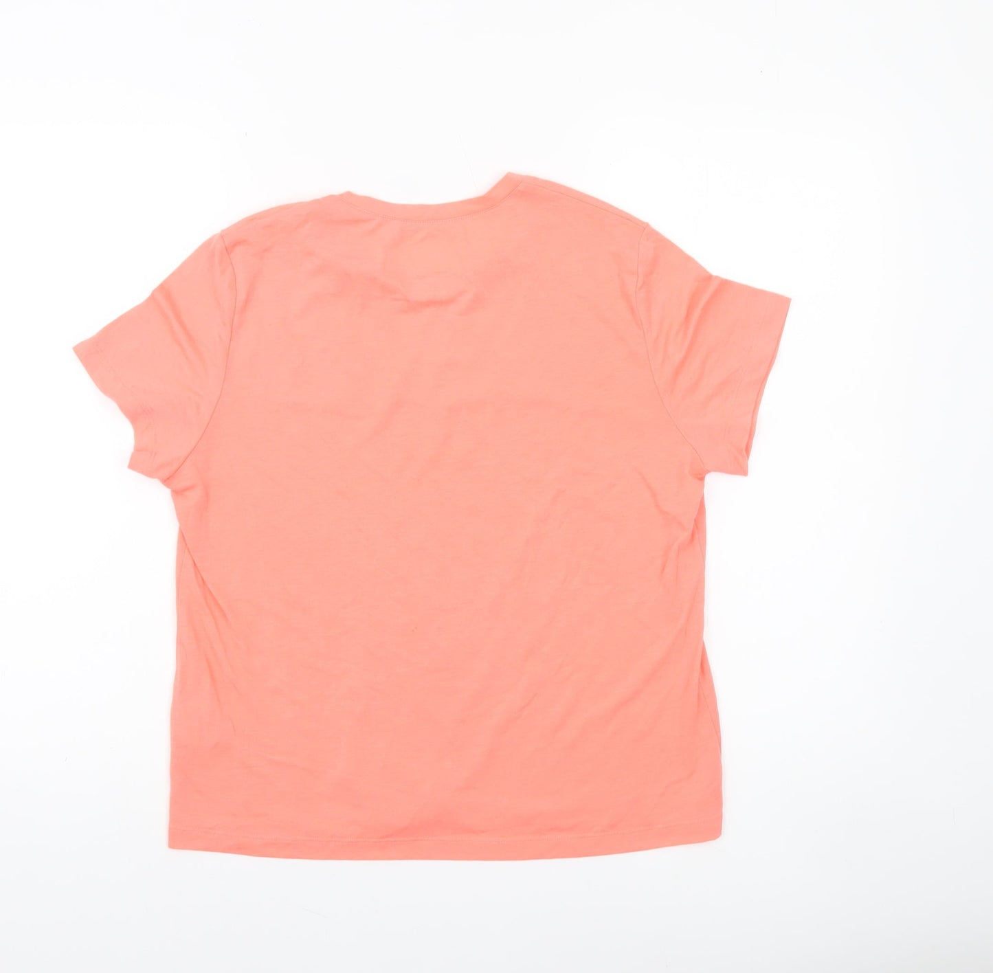 Womens UK Size L Reebok Pink Polyester Blend T-Shirt