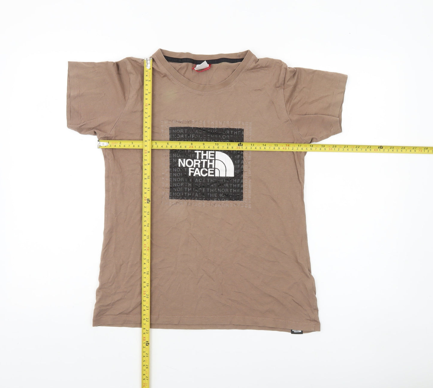 The North Face Womens Brown XS Short Sleeve Cotton T-Shirt