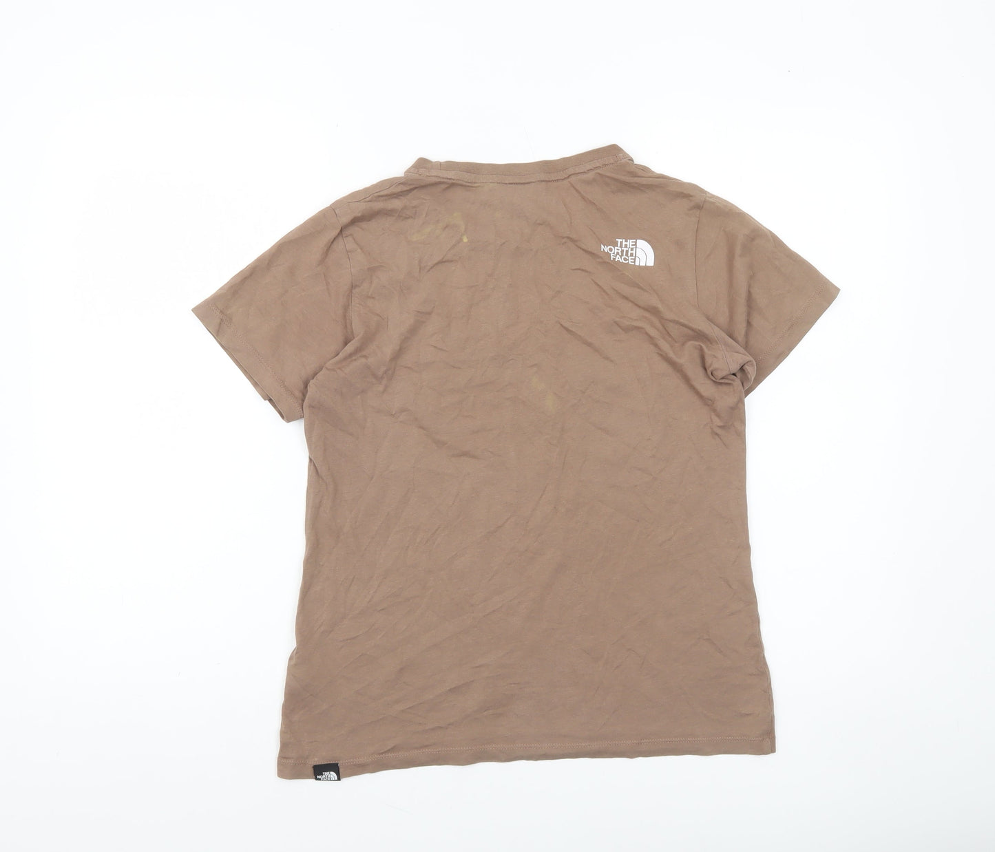 The North Face Womens Brown XS Short Sleeve Cotton T-Shirt