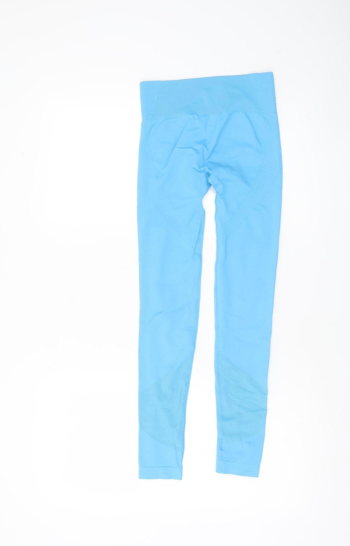 USA Pro Women's Blue Seamless Stretch Gym Leggings Size 8