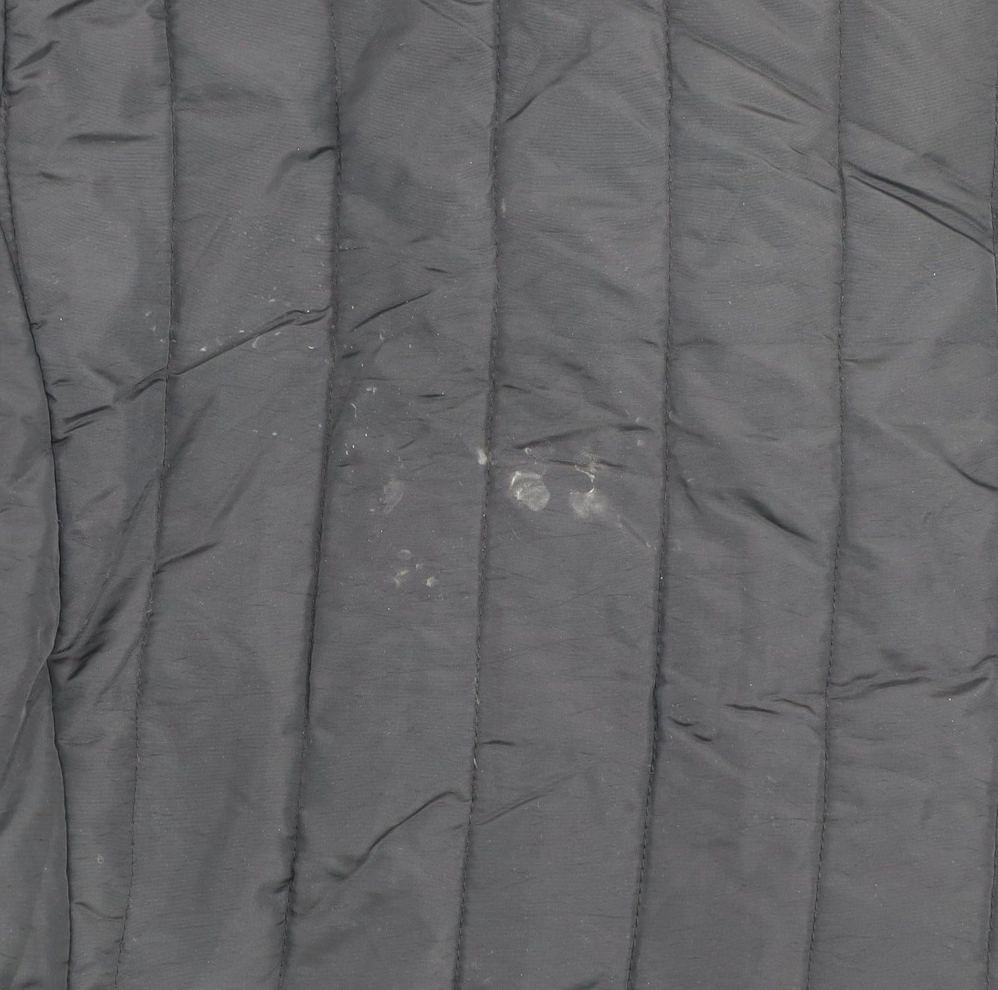 Gold by Michael H Women's Black Quilted Fur Trim Jacket Size 18