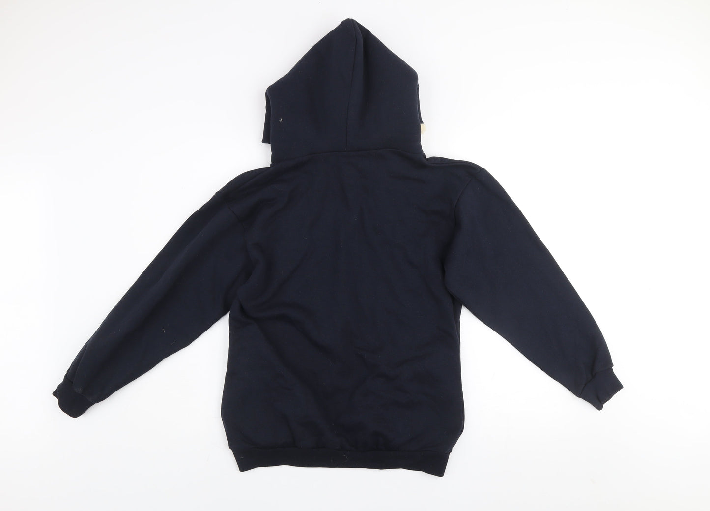 Nelson Ashby Women's Navy Pullover Hoodie Small Fleece Lined Fun Slogan