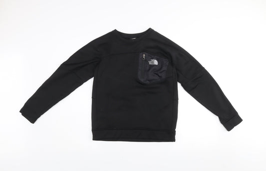 The North Face Boys Black XL Pullover Fleece Sweatshirt with Zip Pocket