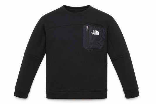 The North Face Boys Black XL Pullover Fleece Sweatshirt with Zip Pocket