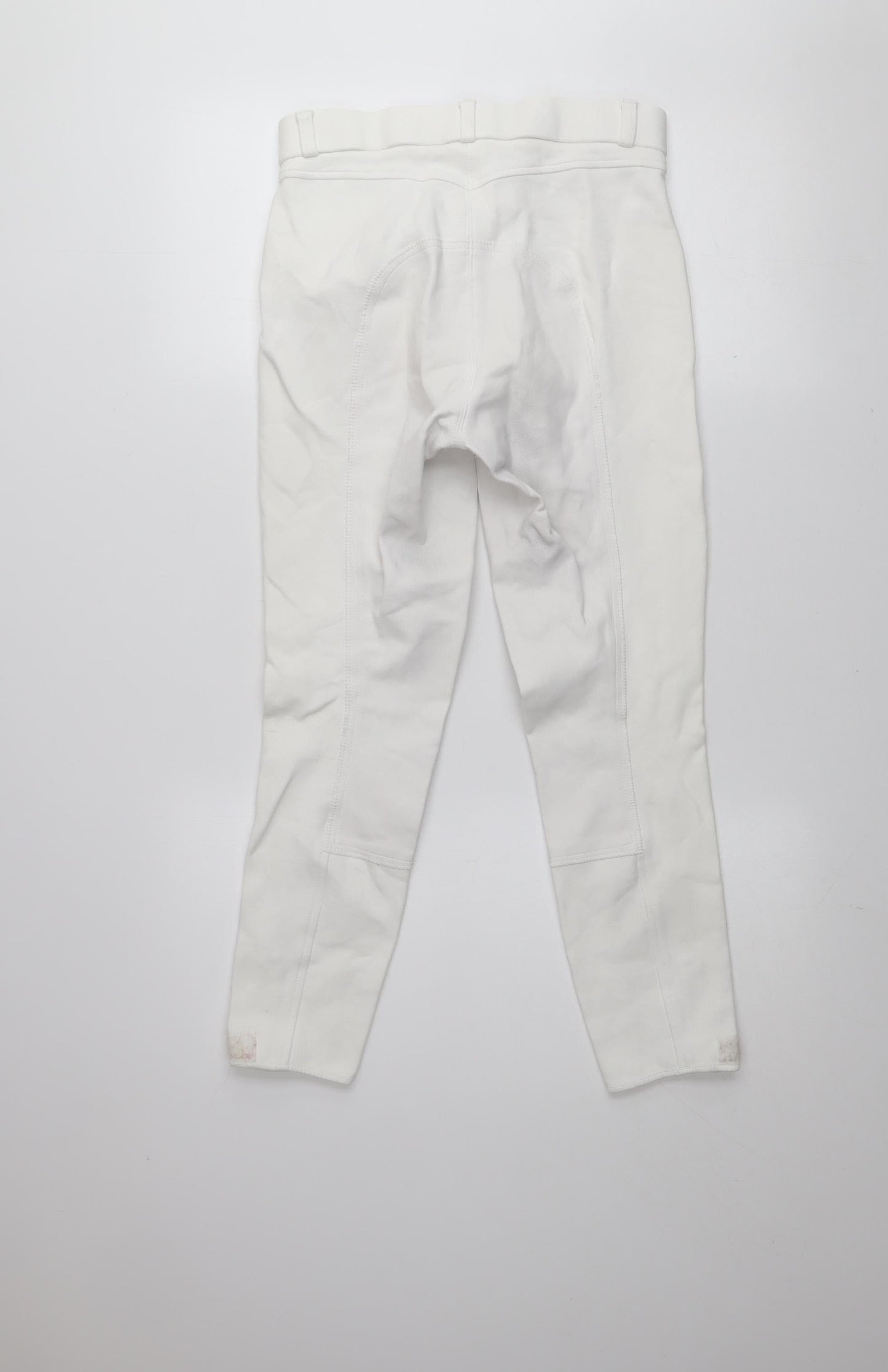 Tally Ho Women's White Cotton Stretch Jodhpurs Trousers 28in