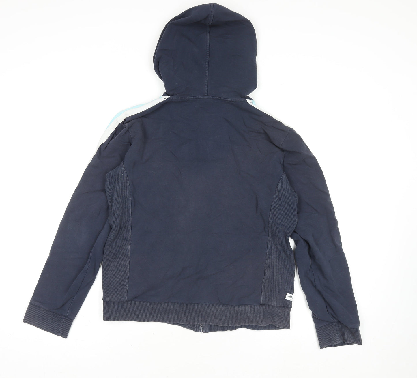 Ellesse Womens Blue Full Zip Hooded Jumper L Sports Casual