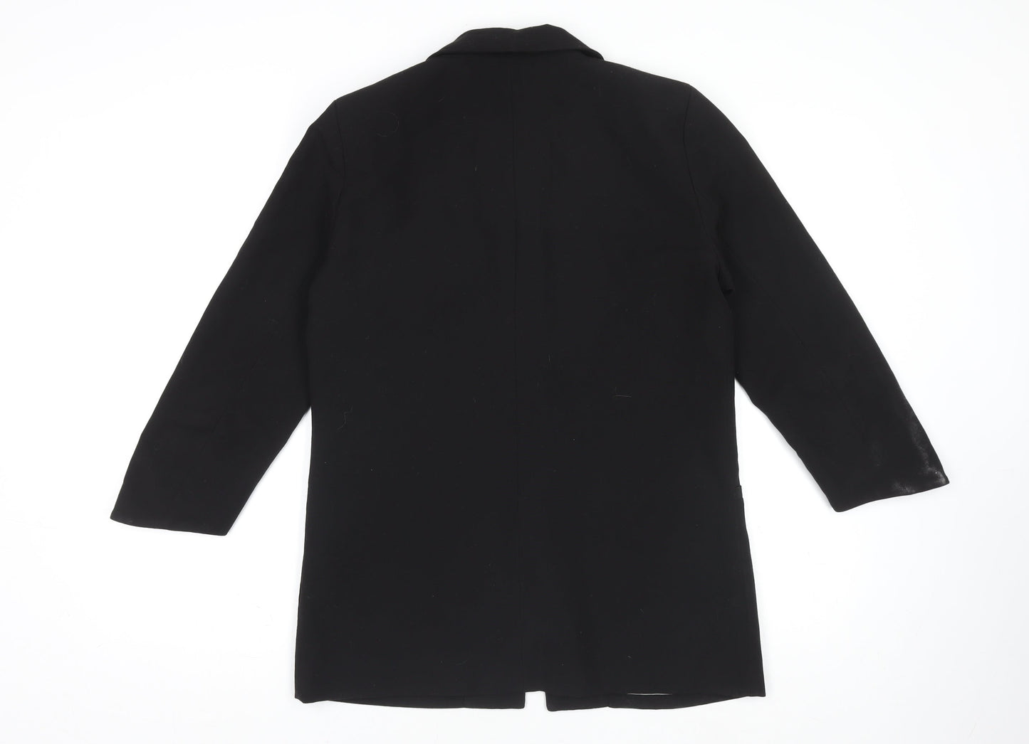 Vila Women Black M Longline Blazer Single-Breasted Jacket