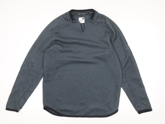 Mens UK M Regular Under armour Grey Pullover Sweatshirt