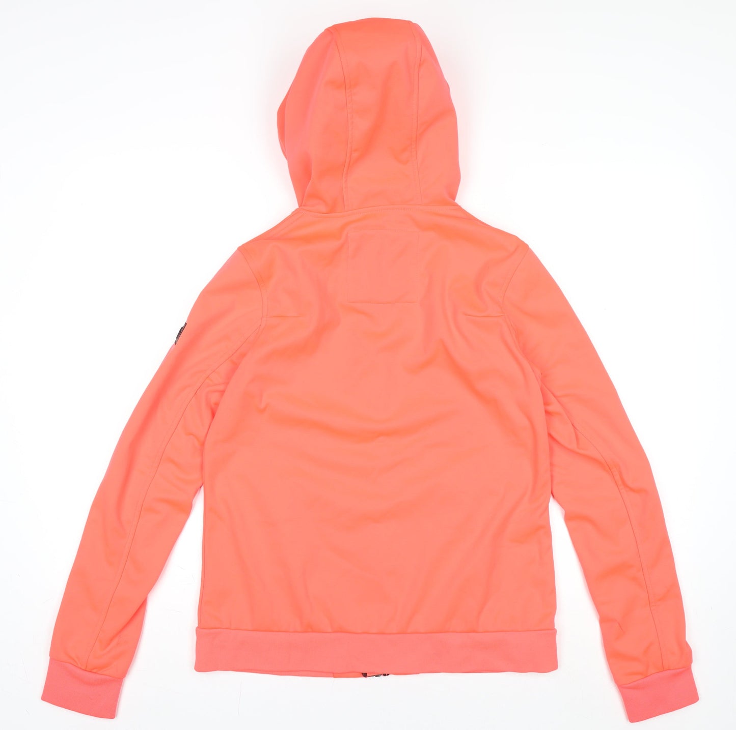 Superdry Men's Orange Full Zip Hooded Softshell Jacket Size M