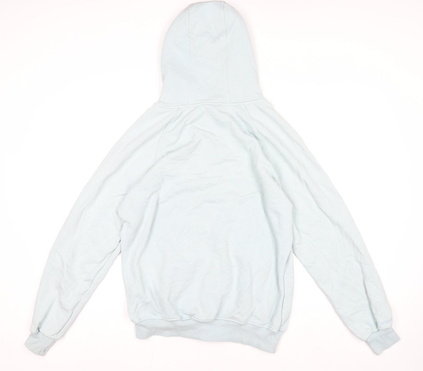 Karl Lagerfeld Women’s Blue Cotton Hooded Full Zip Track Jacket 2XL