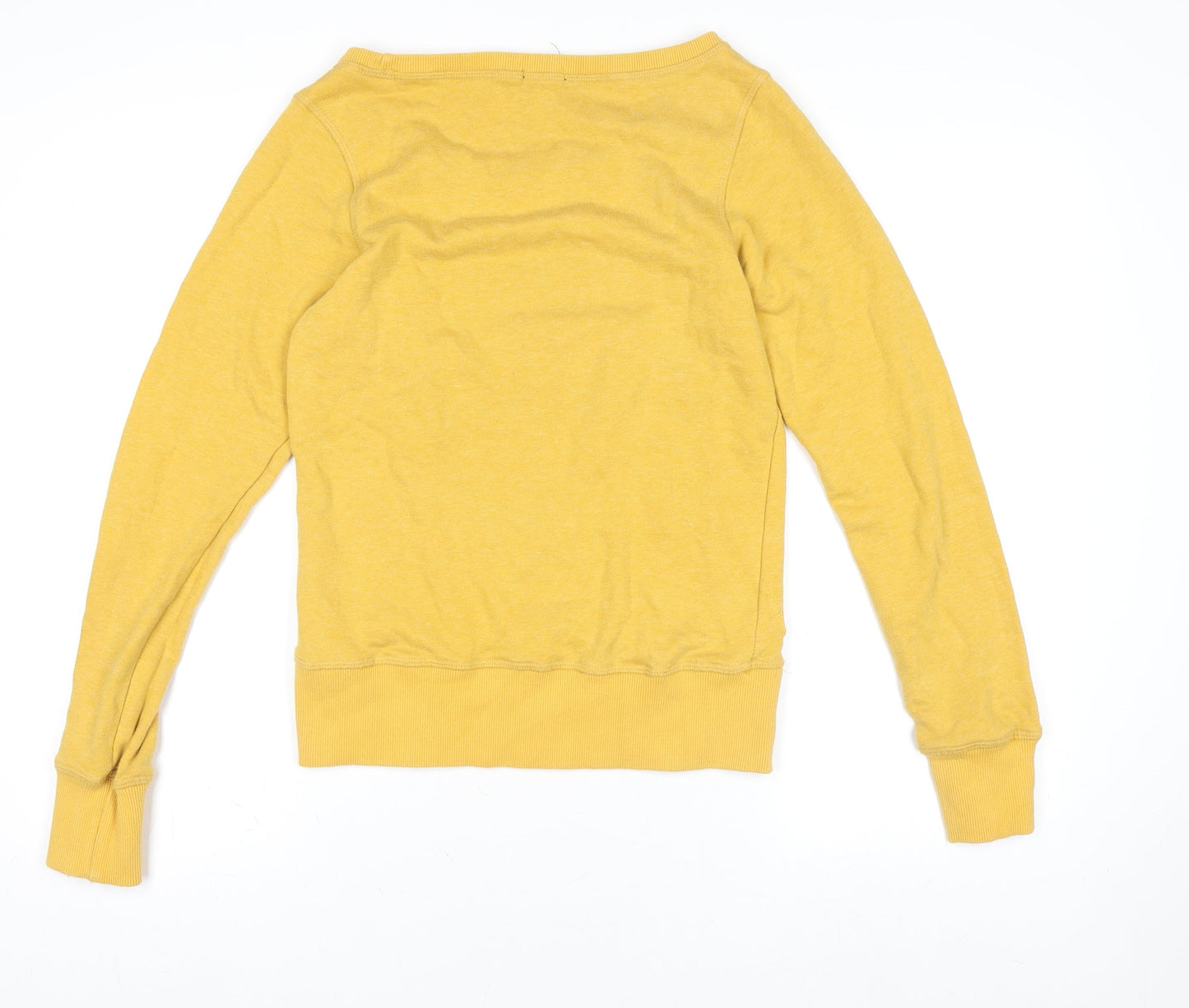 Varsity Collection Unisex Yellow UBC Graphic Long Sleeve Sweatshirt S