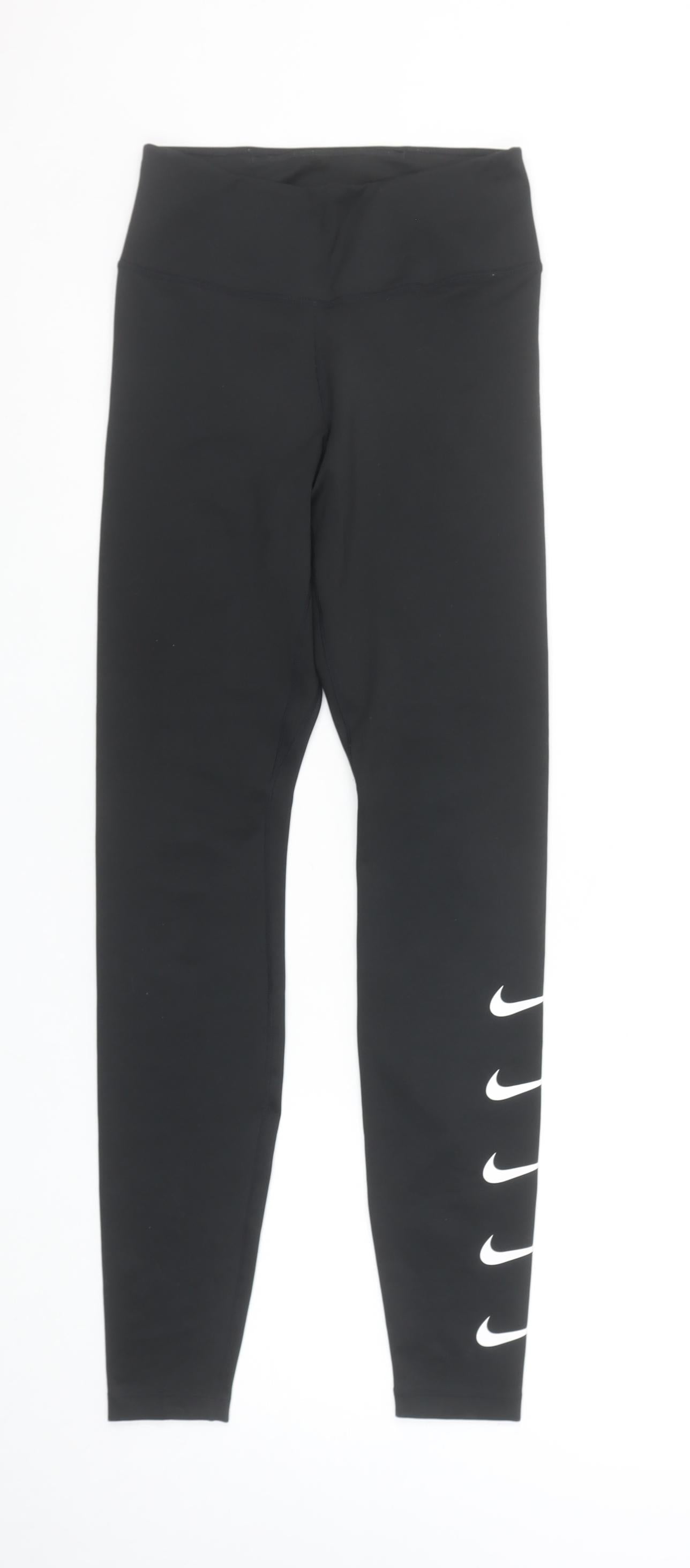 Nike Womens Black XS Dri-FIT High Waist Sports Leggings