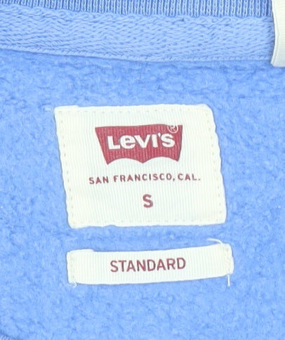Mens UK S Regular Levi's Blue Pullover Sweatshirt