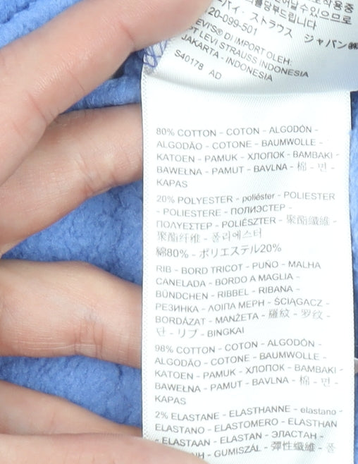 Mens UK S Regular Levi's Blue Pullover Sweatshirt