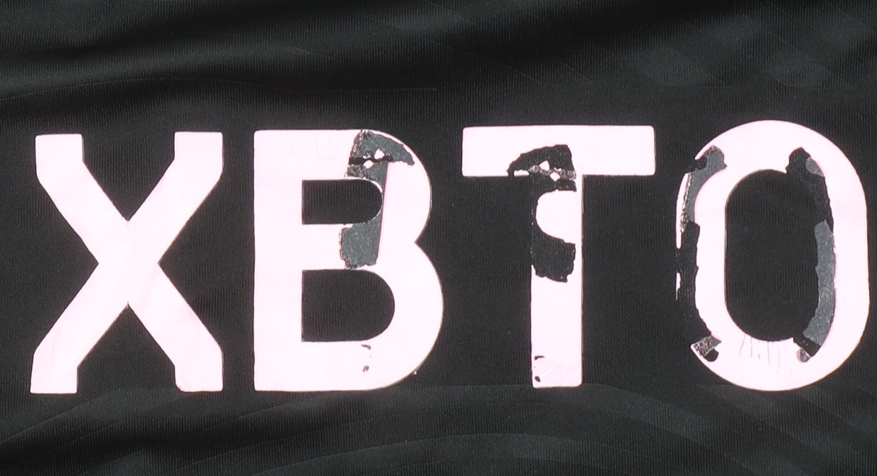 adidas Mens Black 2XL Slim Fit Football Jersey T-Shirt