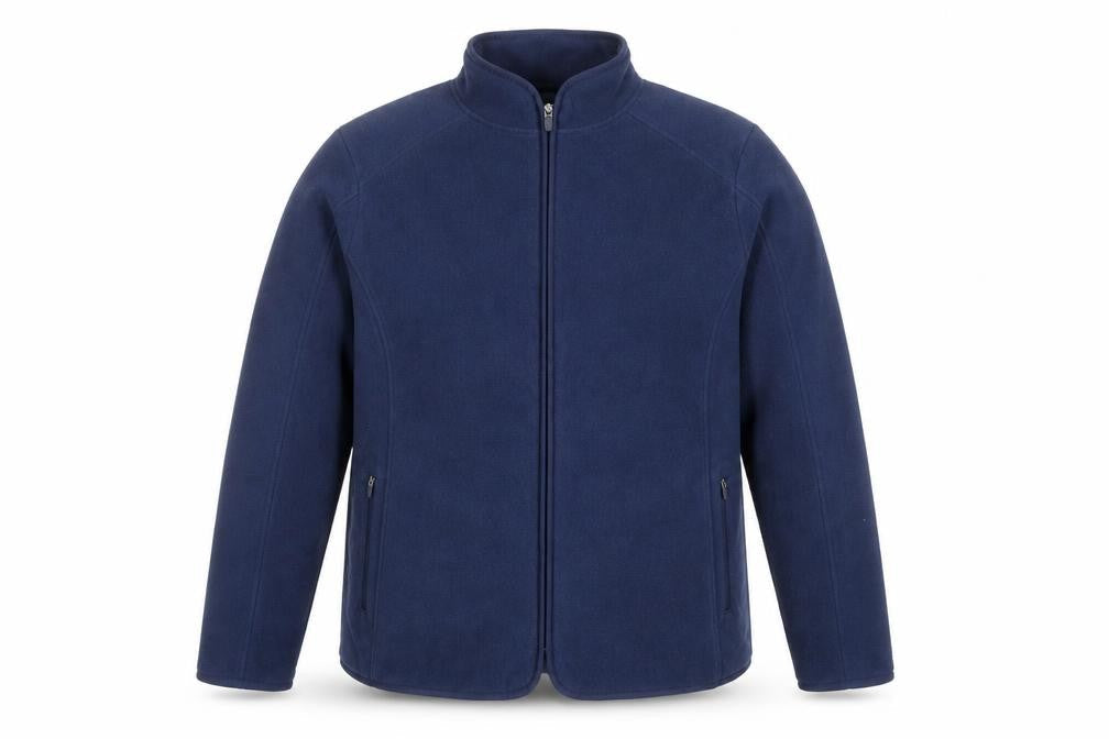 Dunnes Mens Blue Fleece Full Zip Jacket 2XL Regular Fit