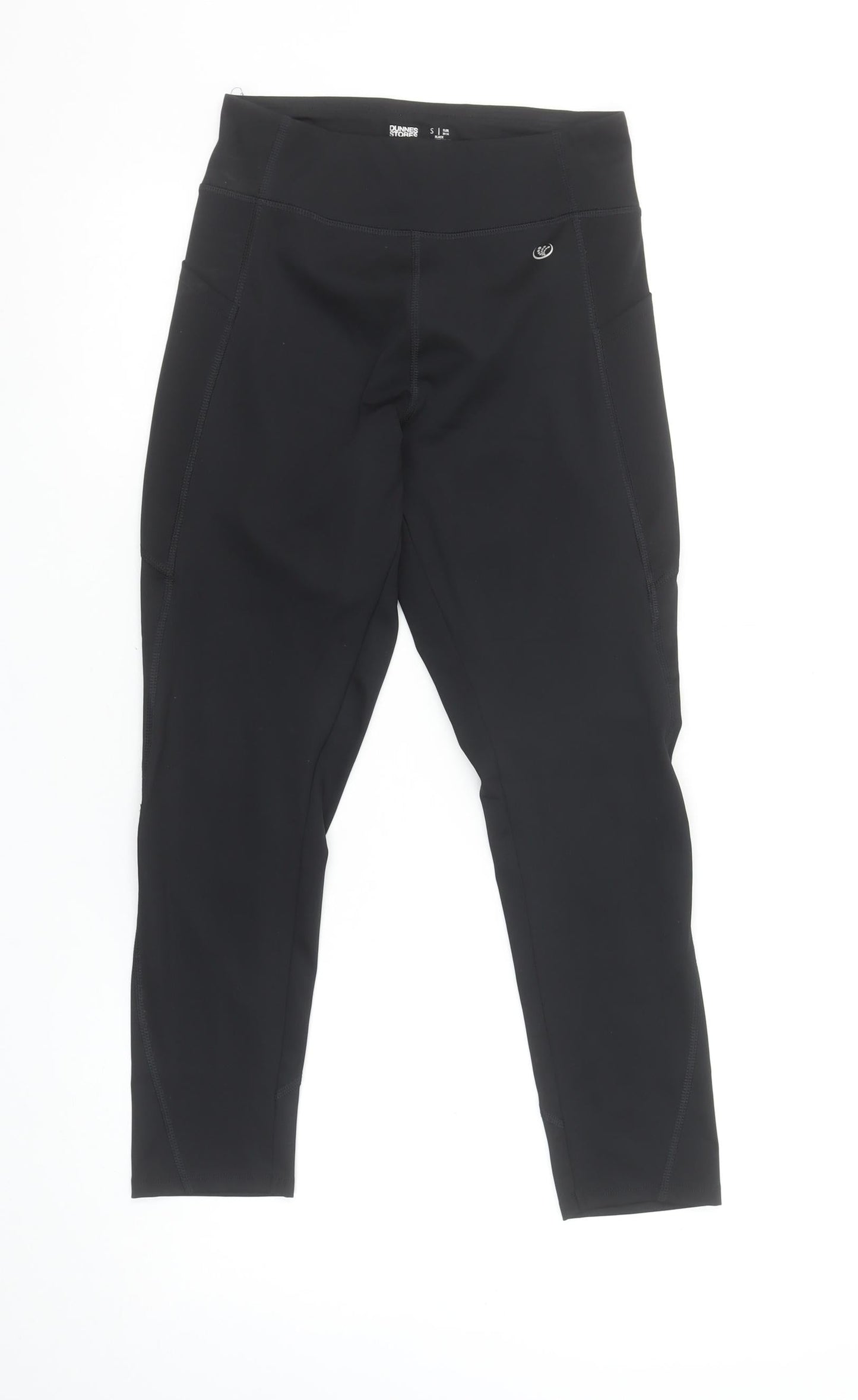 Dunnes Stores Women Black Slim Fit Capri Leggings S