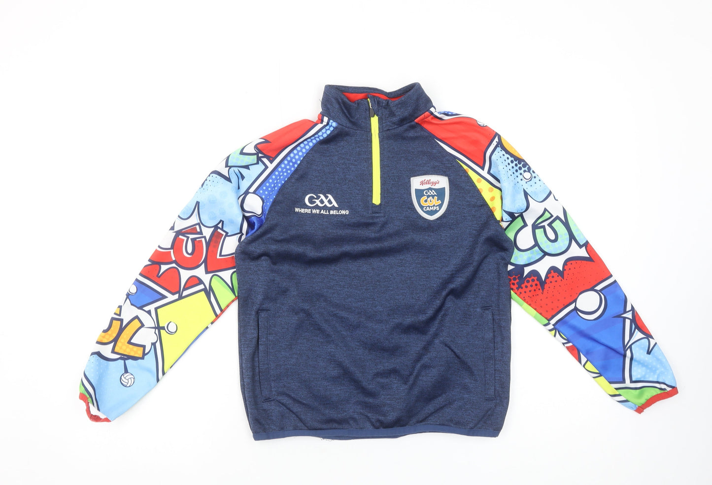 Masita Boys Multicoloured GAA Cúl Camps 1/4 Zip Sports Sweatshirt 3-4 Years