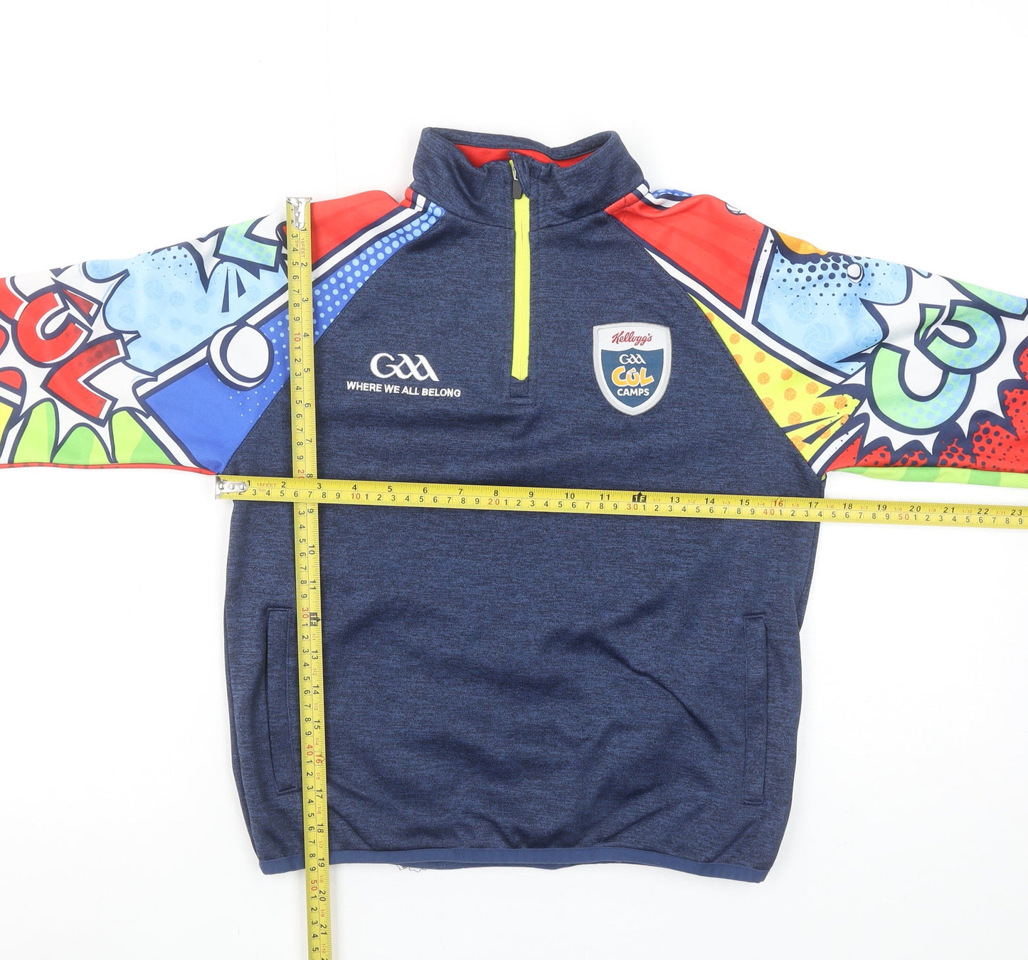 Masita Boys Multicoloured GAA Cúl Camps 1/4 Zip Sports Sweatshirt 3-4 Years