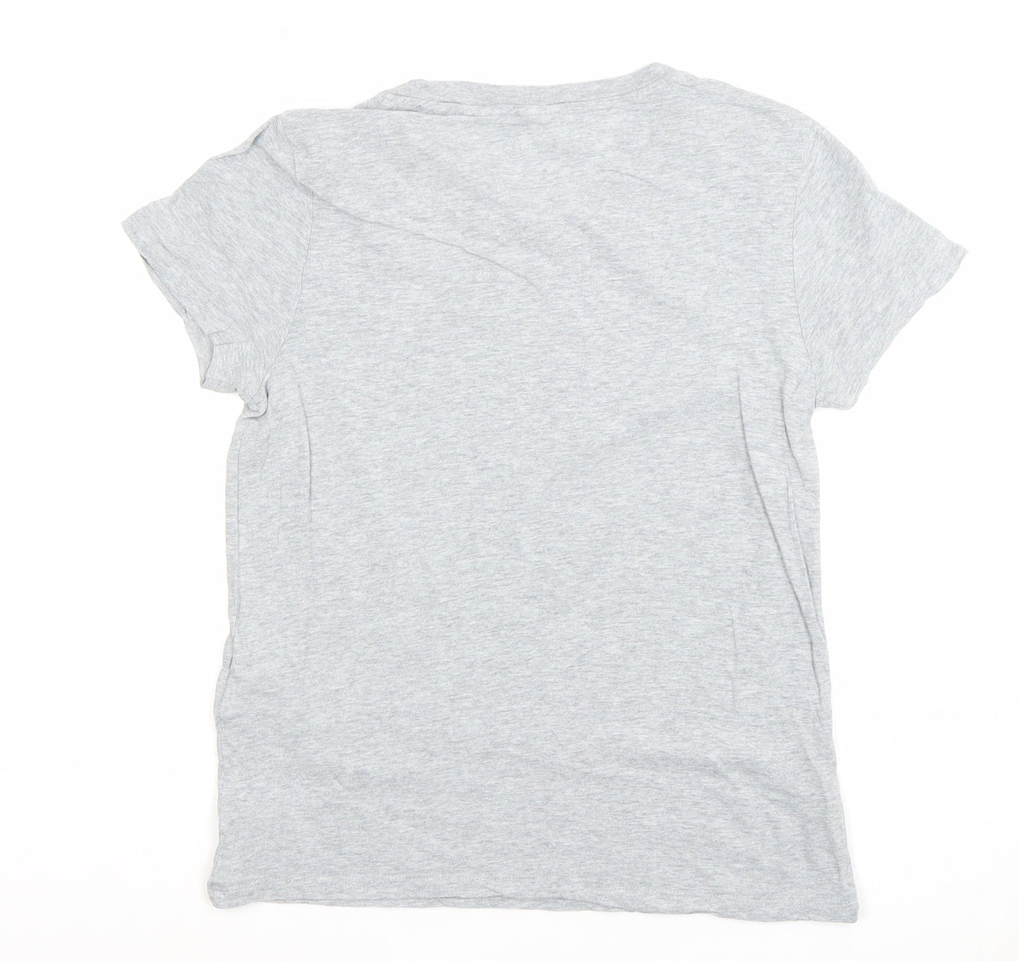 Levi's Women's Grey Basic Crew Neck Cotton T-Shirt Size S