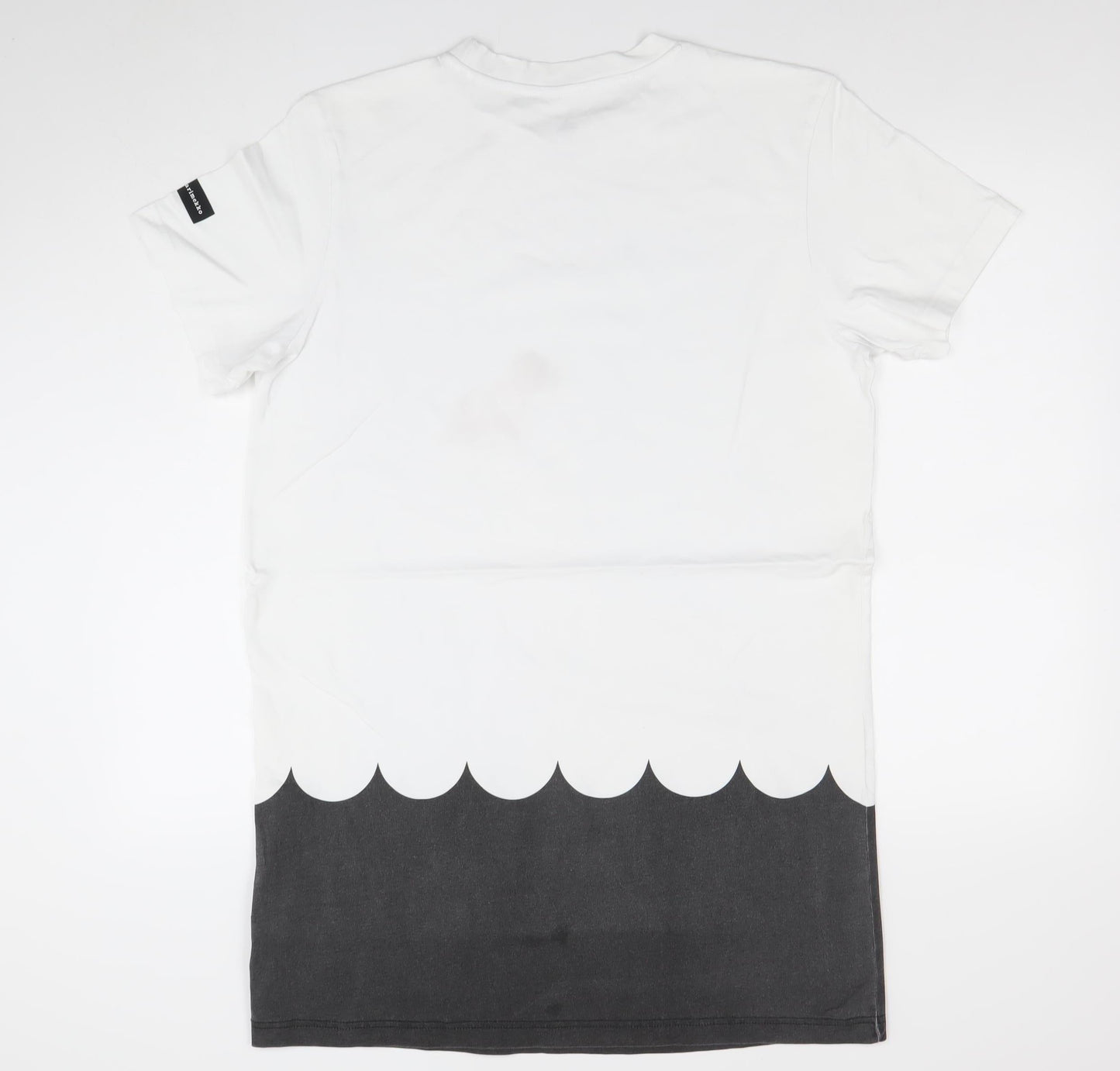 Adidas Women's Black White Colourblock T-Shirt Dress M