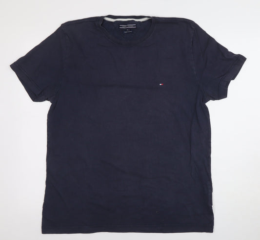 Tommy Hilfiger Men's Blue XL Classic Organic Cotton T-Shirt