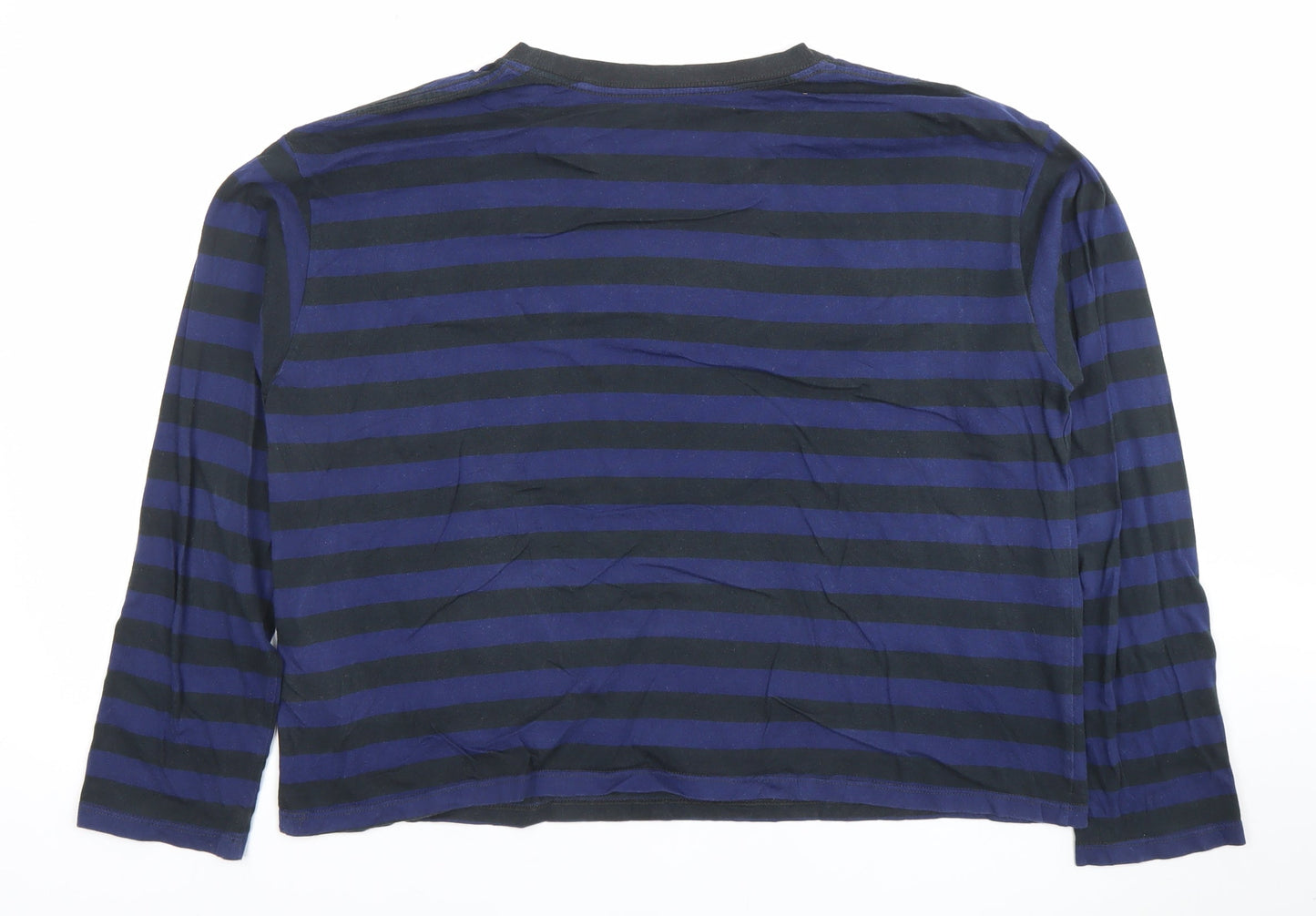 Womens UK Size L Levi's Blue 100% Cotton T-Shirt