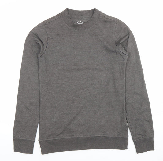 Mens UK XS Regular ASICS Grey Pullover Sweatshirt
