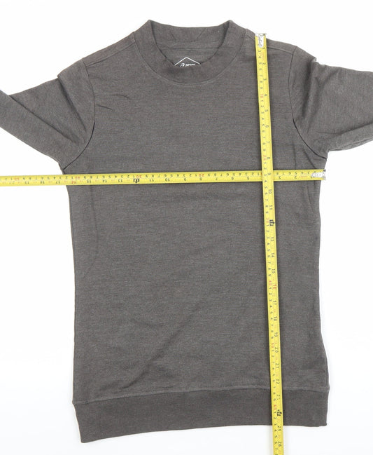 Mens UK XS Regular ASICS Grey Pullover Sweatshirt