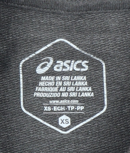 Mens UK XS Regular ASICS Grey Pullover Sweatshirt