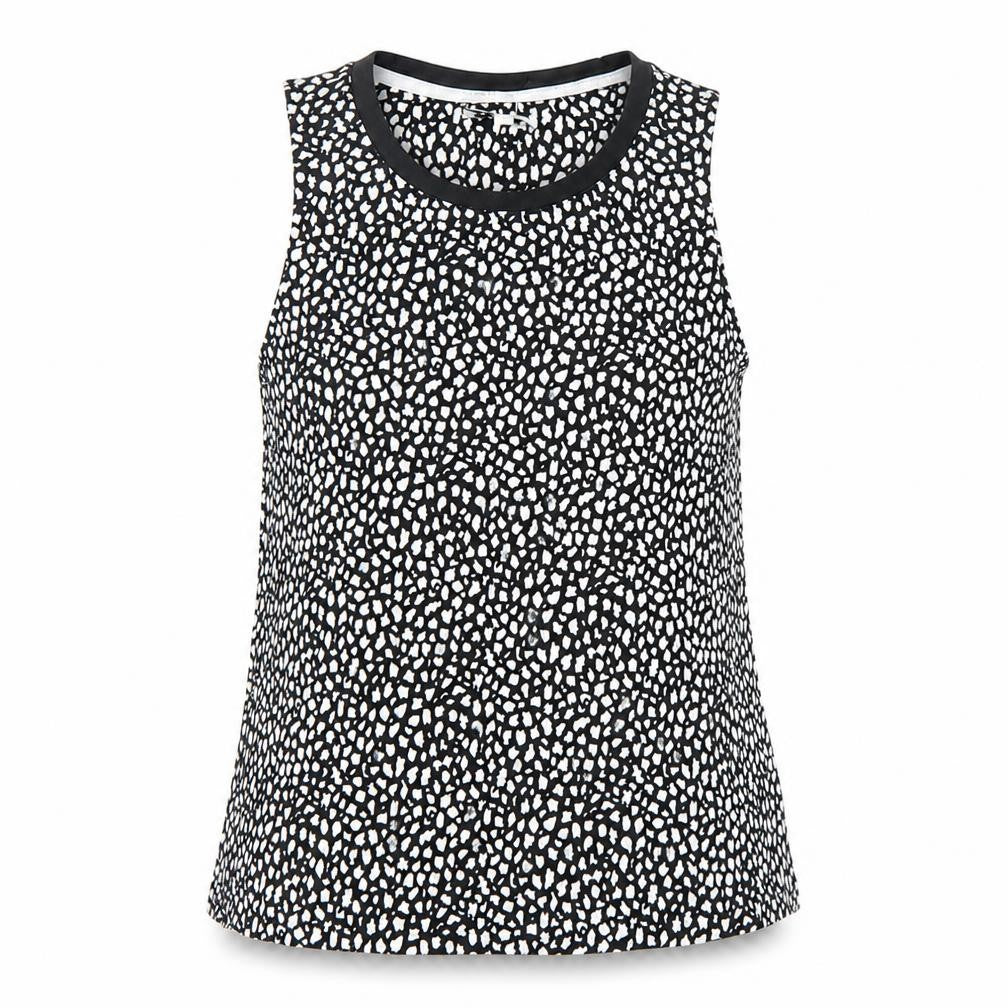 Womens UK Size S DKNY Black Polyester Tank