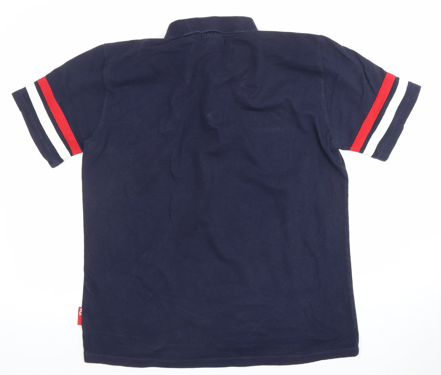 FILA Men’s Blue Polo Shirt Size M Classic Sports Style