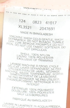 Columbia Womens Pink XL Lightweight Hooded Windbreaker Jacket