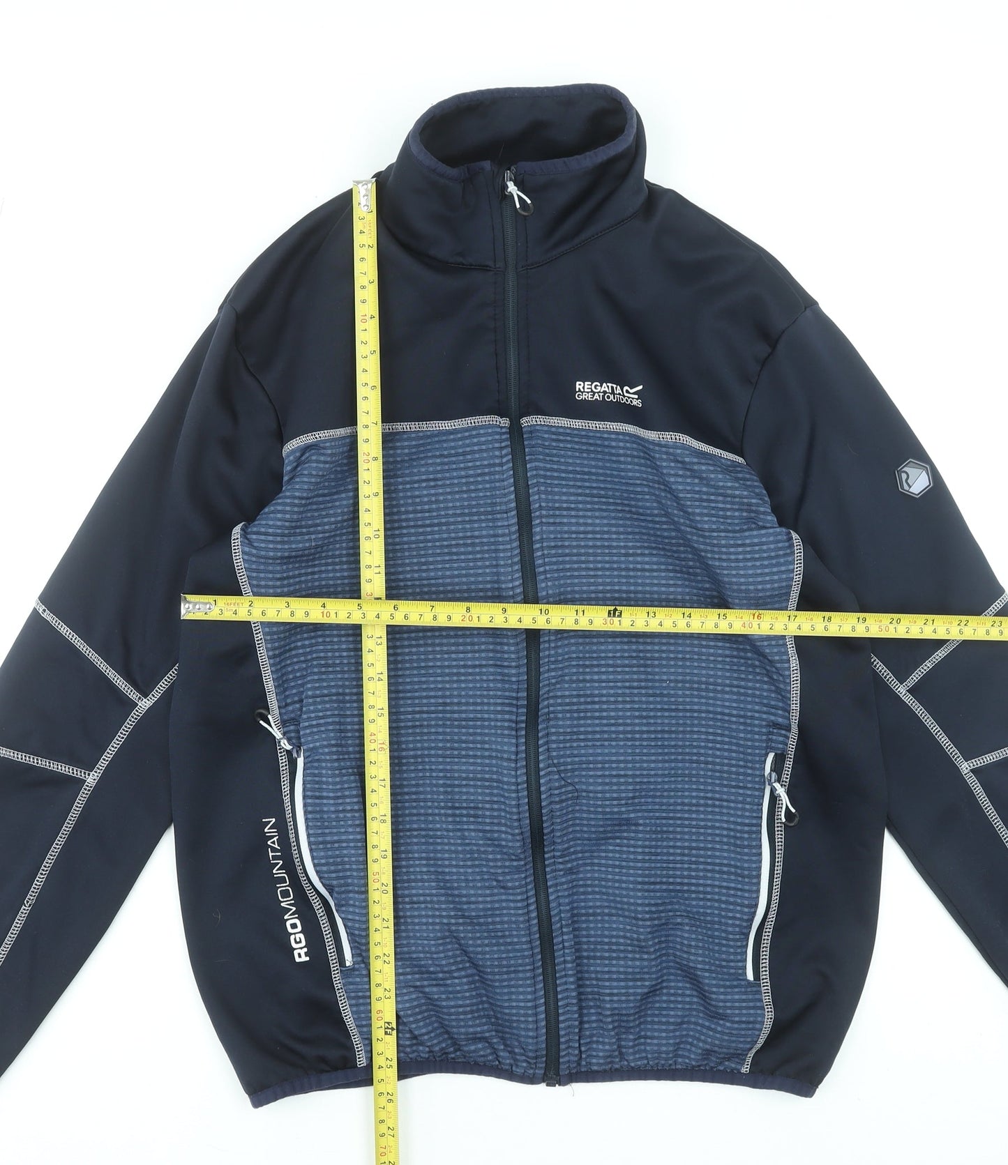 Regatta Men's Blue Softshell Zip Jacket L Windproof Outdoor