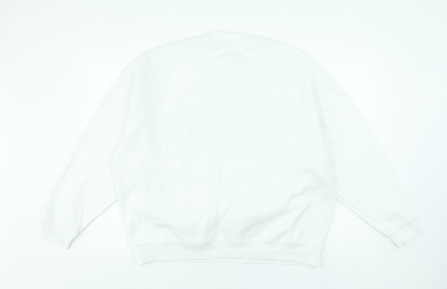 Yale University White Women's Medium Pullover Sweatshirt Cotton Blend