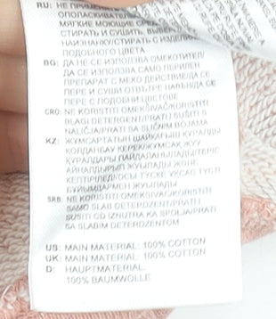 Adidas Women’s Pink Crew Neck Long Sleeve Pullover Sweatshirt Size 8 UK